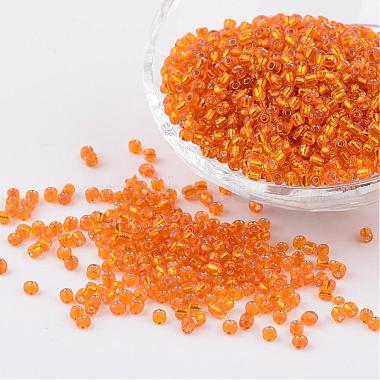 3mm OrangeRed Glass Beads