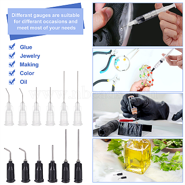 120Pcs 6 Style Plastic Fluid Precision Blunt Needle Dispense Tips(TOOL-BC0002-11)-7
