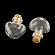 Bouteille en verre de coeur pour les conteneurs de perles(X-AJEW-R045-02)-2