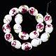 Handmade Porcelain Ceramic Beads Strands(PORC-S502-048F)-2
