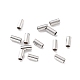 Rhodium Plated 925 Sterling Silver Spacer Tube Beads(STER-Z006-02A-P)-2