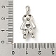 Rack Plating Brass Clear Cubic Zirconia Pendants(KK-P277-38P-01)-3