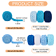 14M 7 Style Blue Series Elastic Crochet Headband Ribbon(OCOR-BC0005-36)-2
