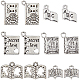 Sunnyclue 96pcs 6 pendentifs en alliage de style tibétain(FIND-SC0008-53)-1