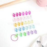 Transparent Acrylic Beads, Fish, 13.5x21.7x11.4mm, Hole: 3.5mm, about 240pcs/500g(TACR-F008-09A)