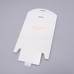 Paper Bags, Gift Bags, Shopping Bags, Wedding Bags, Rectangle without Ribbon, White, 16.5x13.5x6cm(CARB-WH0011-04B)