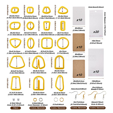 ファッションジュエリー 18 個 18 スタイルのプラスチック粘土カッター(DIY-FW0001-21)-2