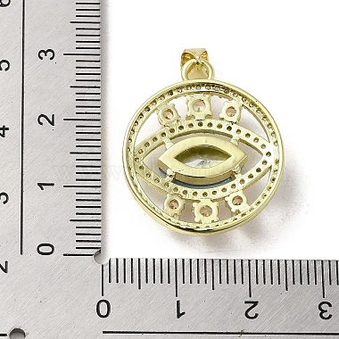 micro cuivres ouvrent pendentifs de zircons(KK-E092-30G-02)-3