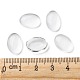 Transparent Oval Glass Cabochons(GGLA-R022-14x10)-5