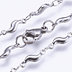 304 Stainless Steel Chain Necklaces(STAS-P164-23P)-2