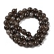 Natural Smoky Quartz Beads Strands(G-B167-A09-4mm)-5