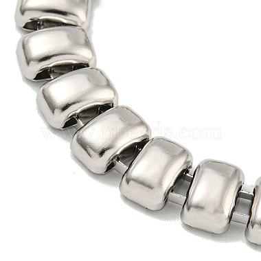 Non-Tarnish 304 Stainless Steel Rectangle Link Chain Bracelets(BJEW-S153-01P)-2