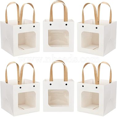 White Square Paper Bags