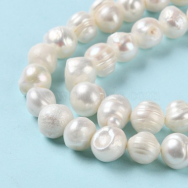 hebras de perlas de agua dulce cultivadas naturales(PEAR-E018-08)-4