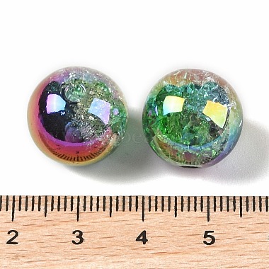 UV Plating Opaque Crackle Two-tone Acrylic Beads(MACR-C032-01A)-3