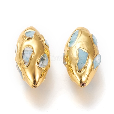 Golden Plated Brass Beads(G-P439-A01)-2