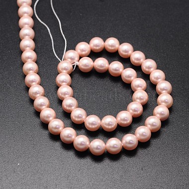 Chapelets de perles de coquille(X-BSHE-E008-8mm-13)-2
