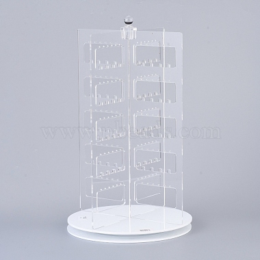 360°Rotating Organic Glass Earring Display Stand(EDIS-E025-08)-2