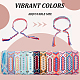 12Pcs 12 Colors Polyester Braided Cord Bracelets Set(BJEW-AN0001-56)-6