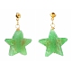 Natural Agate Star Dangle Stud Earrings(EJEW-JE04420)-2