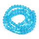 Imitate Austrian Crystal Bicone Frosted Glass Beads Strands(GLAA-F029-TM4mm-A19)-2