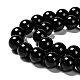 Natural Obsidian Beads Strands(X-G-K123-06-8mm)-3