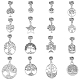 32Pcs Tibetan Style Alloy Pendants(PALLOY-PH01355)-1