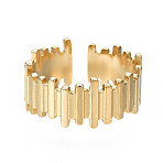 304 Stainless Steel Chunky Ring for Women, Golden, US Size 7(17.3mm)(RJEW-T023-98G)