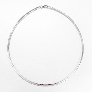 304 Stainless Steel Necklaces, with Lobster Clasps, Stainless Steel Color, 141mm(5-1/2 inch)
