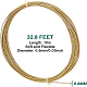 Textured Round Brass Wire(CWIR-WH0004-01G-01)-2