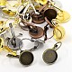Brass Leverback Earring Findings(KK-C1244-16mm-M)-1