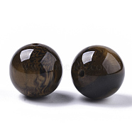 Resin Beads, Imitation Gemstone, Round, Camel, 20mm, Hole: 2mm(RESI-S387-015B-01)
