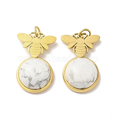 Bee Natural Mixed Stone Pendants(G-H276-04)-3