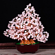 ornements d'arbre en quartz rose naturel(TREE-PW0002-02E)-1