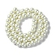 Eco-Friendly Dyed Glass Pearl Round Bead Strands(X-HY-A002-8mm-RB011)-2