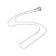 304 ожерелье из змеевика из нержавеющей стали для мужчин и женщин(NJEW-G076-01B-P)-2