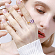 1Pc Adjustable 925 Silver Ring Adjustable Ring Findings(STER-GO0001-63)-5