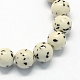 Chapelets de perles de pierres précieuses synthétiques(G-R271-8mm-Y29)-1
