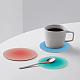 4Pcs 4 Colors Acrylic Coaster(AJEW-LP0006-25)-3