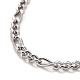304 Stainless Steel Chain Necklaces(NJEW-A002-08P)-2