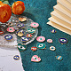 craftdady 44piezas 11 colgantes de esmalte de aleación chapados en estante(FIND-CD0001-37)-6