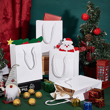 Rectangle Thickened Paper Gift Bags(ABAG-WH0039-22A)-4