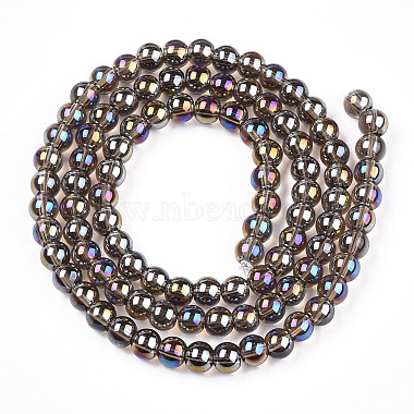 Electroplate Transparent Glass Beads Strands(GLAA-T032-T4mm-AB02)-3