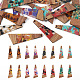 Pandahall 16Pcs 8 Colors Transparent Resin & Walnut Wood Big Pendants(RESI-TA0001-95)-1