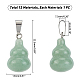 PandaHall Elite 10Pcs 10 Style Gemstone Pendants(G-PH0001-37)-4