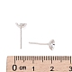 925 Sterling Silver Ear Stud Findings(STER-K167-043D-S)-4