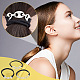 2 Sets 2 Style Rubber Band Hair Ties(OHAR-GO0001-03)-5