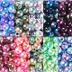 Rainbow ABS Plastic Imitation Pearl Beads(OACR-CJ0001-02)-3
