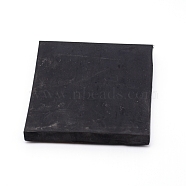 Square Block Rubber, Damping Mat, Black, 10x10x1cm(FIND-WH0053-94E)
