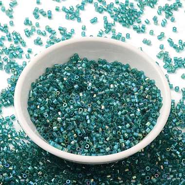 Transparent Colours AB Glass Seed Beads(SEED-S042-19B-03)-2